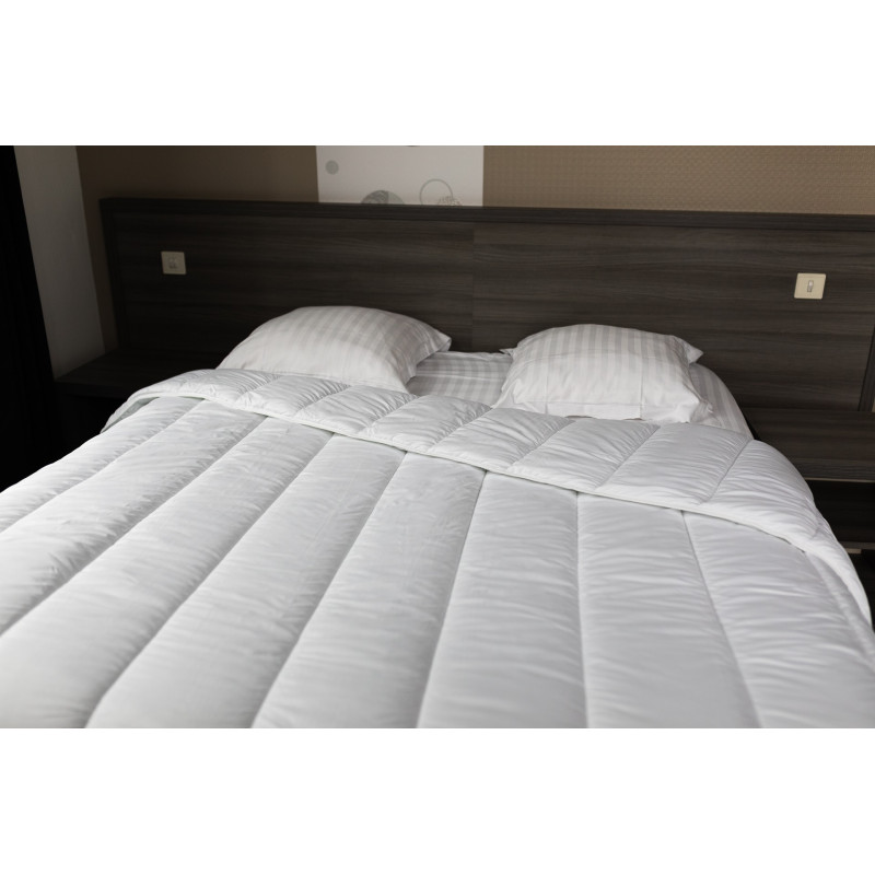 Couette microfibre GRIS UNIE